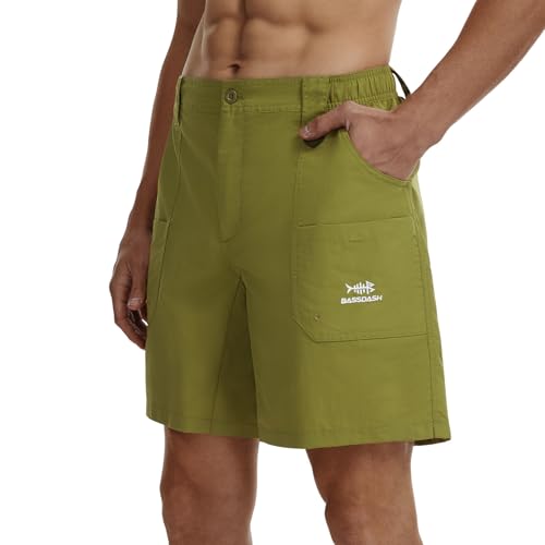 BASSDASH Men's Fishing Shorts UPF 50+ Water