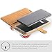 Snakehive Vintage Wallet for Samsung Galaxy S8 || Real Leather Wallet Phone Case || Genuine Leather with Viewing Stand & 3 Card Holder || Flip Folio Cover with Card Slot (Brown)
