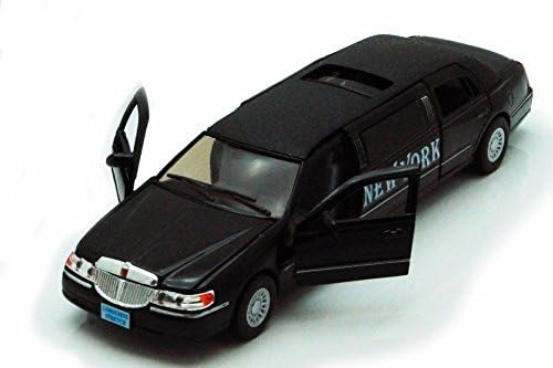 1999 Lincoln Town Car New York Stretch Limousine Taxi 1:38 diecast Black