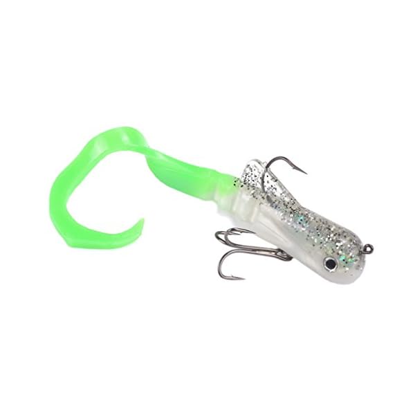 Mizugiwa-820cm-45g-Pike-Musky-Dawg-Fishing-Soft-Bait-Lure-Zabder-Freshwater-Curly-Shad-Tackle-Bull-Coarse-Pack-of-4
