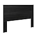 Ameriwood Home Crescent Point Queen Size Headboard, Black Oak