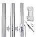ZENY Sectional Flag Pole Kit American Flag & Ball Top Hardware Outdoor Garden Halyard Pole Inground Flagpole with 3x5 US Flag for Residential or Commercial(20FT)