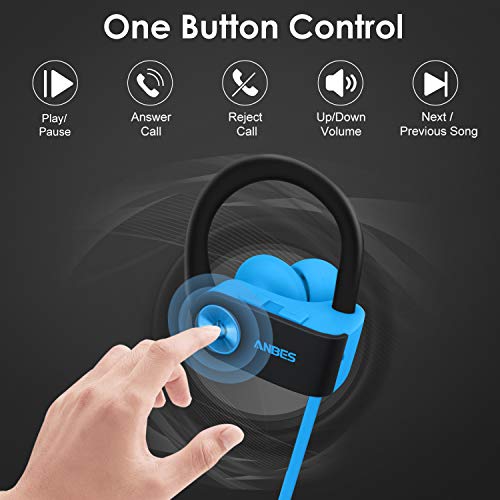 Bluetooth Headphones, Anbes Wireless 