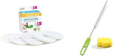 Catit Genuine Filters 3 Litre Flower Fountain Fresh and Clear Pack of 5