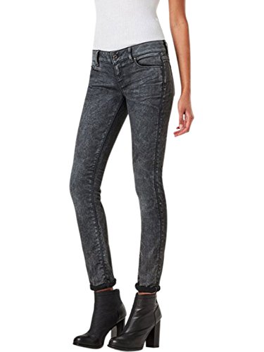 G-STAR RAW Damen 3301 Low Skinny Jeans, Mehrfarben (dk Aged Cobler 60878-7863-3143), 26W / 32L