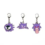 Pokémon XY Metal Charm From Pokemon Center 092,093,094 Gengar Evolutions