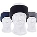 Jelacy Fleece Ear Warmer Ski Headband for Men & Women-Running Ear Cover Head Wrap Moisture Wicking Cycling Sweatband Winter Athletic Headwear Earmuffs,Work Out Headbands (3Pack)