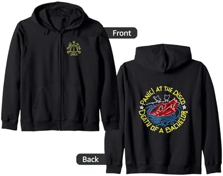 Amazon.com: Panic! At The Disco - Death of a Bachelor Zip Hoodie
