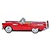 Motormax 1/24 Scale 1956 Ford Thunderbird Convertible Diecast Model Vehicle Yellow