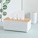 Tissue Box Cover Rectangular Ficial Tissue Holder Dispenser for Dining Room, Kitchen, Bedroom Dressers and Home Decor