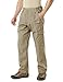 CQR CQ-TLP105-KHK_32W/32L Men's Tactical Pants Lightweight EDC Assault Cargo TLP105