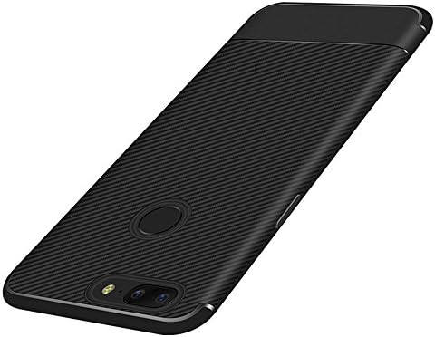OnePlus 5t Case,Ultra Slim Carbon Fiber Pattern Soft TPU Cell Phone Cover Shockproof Dustproof Shock Absorbing and Anti-Scratch Anti-Slip Phone Case for OnePlus 5t (black)