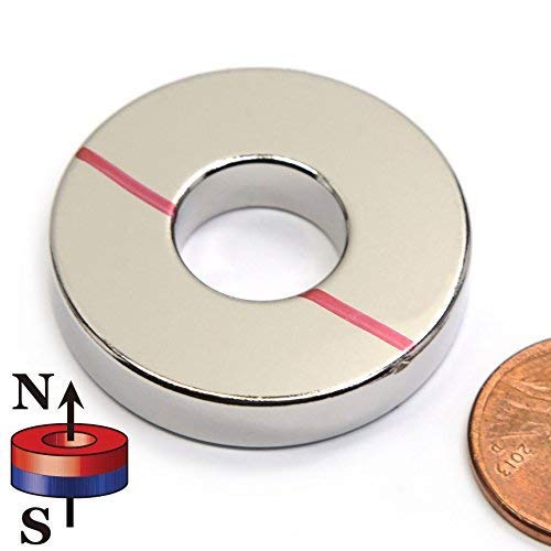 CMS N45 Neodymium Ring 1.26" OD x 1/2" ID x 1/4" Thick
