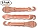 FunFitness Bike Tire Lever - Pink - Premium Hardened Plastic Levers to Repair Bicycle Tube - Must Have Tool Kit for Road Bicyclist - Set of 3
