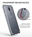 Ringke Fusion Compatible with LG G7, G7 ThinQ Case Crystal Clear PC Back Anti-Cling Dot Matrix Technology Lightweight Transparent TPU Bumper Drop Protective Cover - Clear