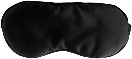 YingNeng Natural Pure Silk Sleep Eye Mask &amp; Blindfold,Super Smooth and Soft Relax Eyemasks for Sleeping - Black