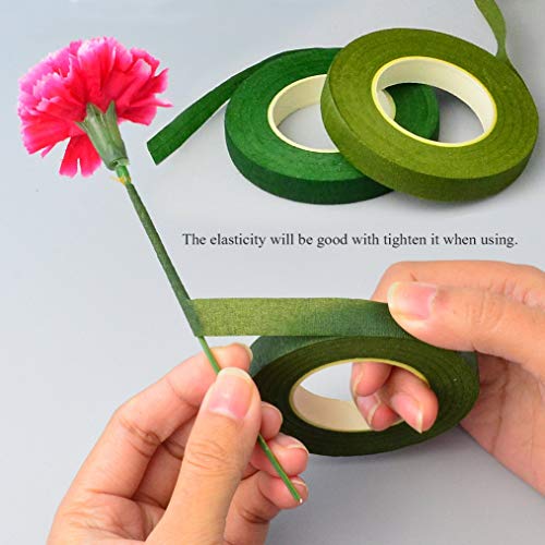 TIMESETL 8 Pack Floral Arrangement Tools Kit Include Wire Cutter, 3 Pack 26 Gauge Floral Stem Wire, 22 Gauge Floral Wire and 3 Roll Floral Tapes for Bouquet Stem Wrap Florist