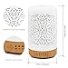 Elegant Life Essential Oil Diffusers Ultrasonic 100 ml White Ceramic Aromatherapy Diffuser with 4 Timer – Cool Mist Humidifier, 7 Colors LED Lights – Waterless Auto Shut off for Home Office Bed Roomthumb 2