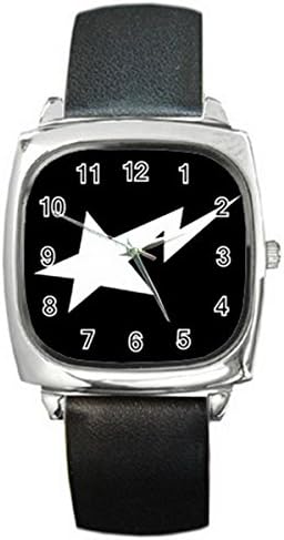 Bape STA Silver Tone Square Metal Wrist Watches for men women HOT Gift NEW