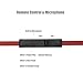 Wired Headphones (3 Packs), Vomercy 3.5mm In-Ear Earphones Headphones with Microphone, Volume Control, Stereo Earbuds for iPhone 6s/6 Plus, iPad, iPod 5/6, S8/7, iPhones, Androids, Black+Red