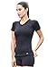 Matymats Women's Workout Tee Tops Short Sleeve Yoga Running Gym Sports T-Shirt Fast Dry