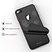 Compatible with iPhone 8 Case - 360 All-around Protective Cover Thin Slim Fit [Non-Slip] Dual Layer Hard Case With Tempered Glass Screen Protector (Black)