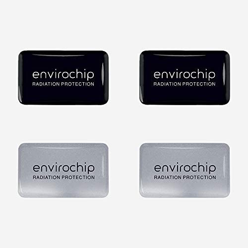 Envirochip - Radiation Protection Chip for Mobile Phone (Family Pack) Black &amp; Silver Colour