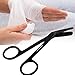 Utopia Care Lister Bandage and Nursing Scissors 5.5 Inches Stainless Steel - Perfect for Surgeries, Medical Care and Home [2-Pack] Black