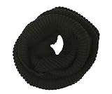 Kobwa(TM) Soft Wool Fashion Classic Knit Infinity Loop Scarf Hood