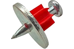 FVSCM 3/4" Powder Actuated Fasteners, Drive Pins with 3/4" Wahser, PW75-75F10, 100pcs/pack