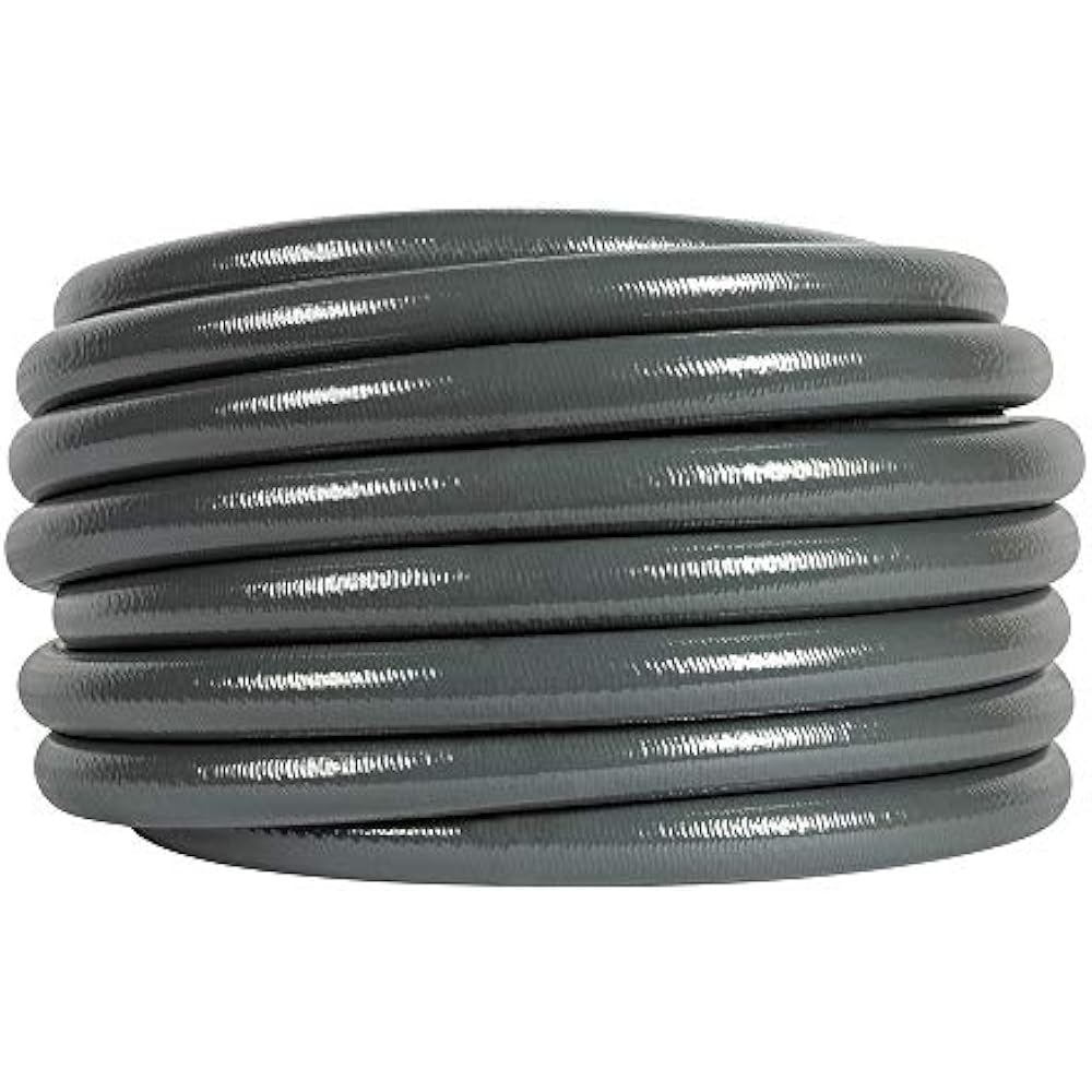 10 Series 1Inch Diameter 6 Ply Flexogen X 100 Feet 1010100 Grey