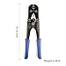 SENTAI Wire Cable Rope Crimping and Stripping Tool for Aluminum Oval Sleeves, Stop Sleeves, Crimp Ferrules,Crimping Loop Sleeves, Crimper, Cutters, Stripper - From 1/16 Inch to 1/8 Inch