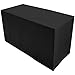 Folding Table Cover, Fitted Tablecloth for 4-Foot Folding Table, Black