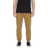 Volcom Men's Regular Frickin Slim Jogger Pant, Dark