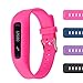 Buckle Bracelet for Fitbit One - Adjustable Wristband and Wristwatch Style - Fitbit One Silicone Replacement Secure Band with Chrome Watch Clasp and Fastener Buckle - Fix the Tracker Fall Off Problem