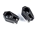 Mxeol Bimini Top Fittings Jaw Slide Black Nylon Hardware Pair (Black, 7/8 Inch)