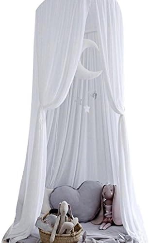 DATONG Tongda Princess Bed Canopy Mosquito Net Baby Crib Round Dome Netting Curtains