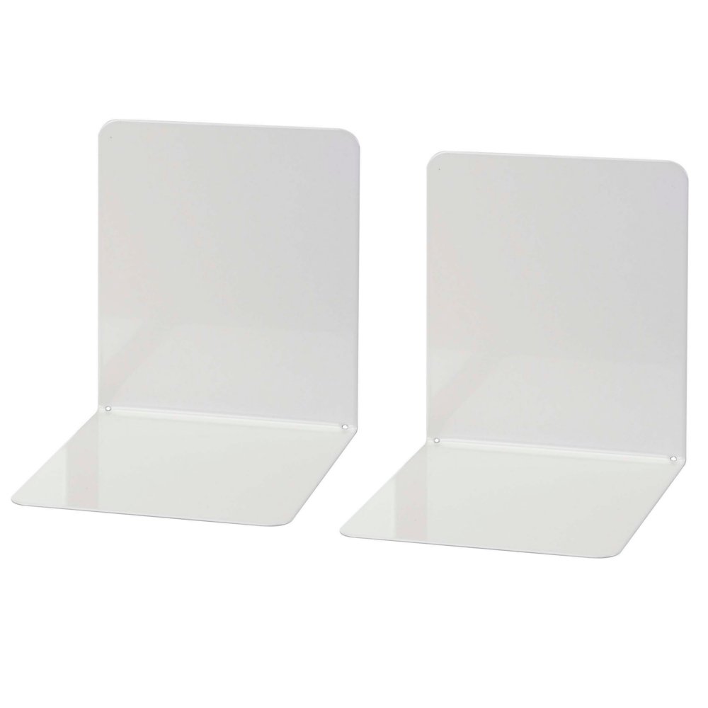 Wedo 102 1137 2-Piece Medium Bookend Set - Light Grey