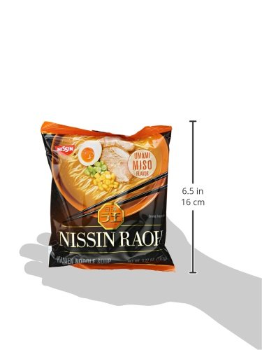NISSIN RAOH RAMEN NOODLE SOUP, UMAMI MISO, 3.77 OUNCE