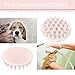PETKIT Pet Massage Bath Brush, Cat Grooming Comb for Shampooing and Massaging Dogs, Cats, Small Animals with Short Hair - Soft Rubber Bristles Gently Removes Loose & Shed Fur