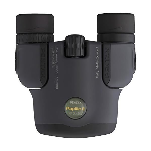 Pentax Papilio II 6.5x21 BaK-4 Porro Schwarz Fernglas (110 mm, 114 mm, 55 mm, 290 g) – Bild 4