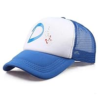 Qamkado 2019 Snapback Mesh Baseball Cap Outdoor Summer Sports Hat Men Net Cap Sky Blue 54-62cm