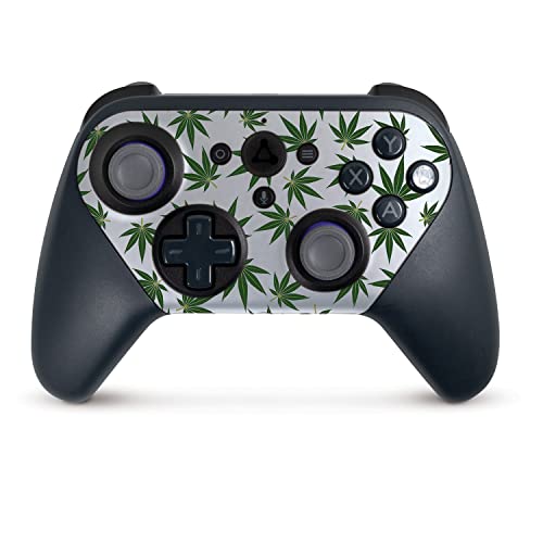 MightySkins Skin Compatible with Amazon Luna Controller - Pot Leaves Green | Pr…
