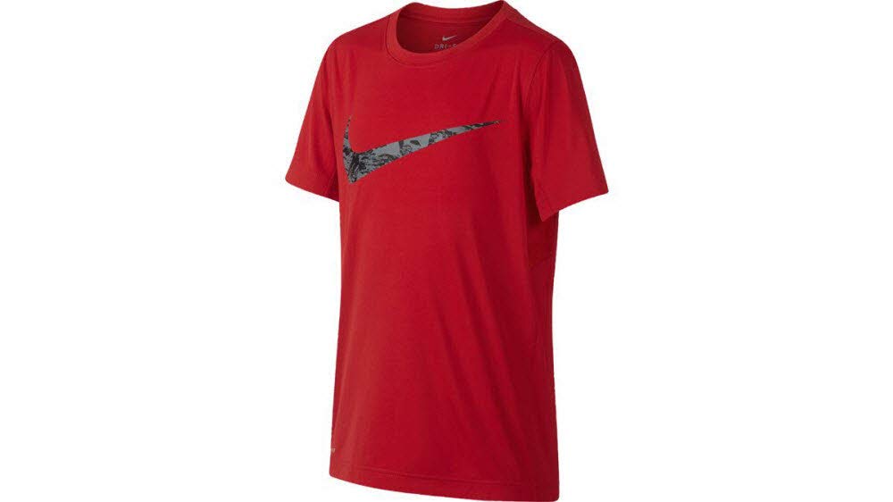 NIKE Dry Gfx Legacy T-shirt - University Red, Large