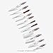 Gunter Wilhelm Cutlery 250 Executive Chef 12-Piece Professional Knife Set with Wooden Storage Block