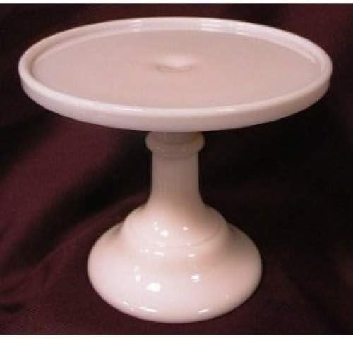 Amazon Com 6 Pink Milk Glass Pedestal Cake Plate Salver