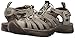 KEEN Women's Whisper Closed Toe Sport Sandals, Agate Grey/Blue Opal, 9