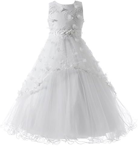 Aikolili Flower Girl Dresses for Wedding Pageant Party First Communion Princess Dress