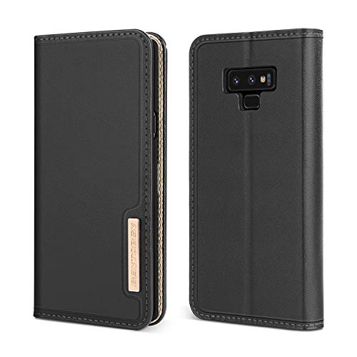 Bentoben genuine leather wallet case for galaxy note 9,…