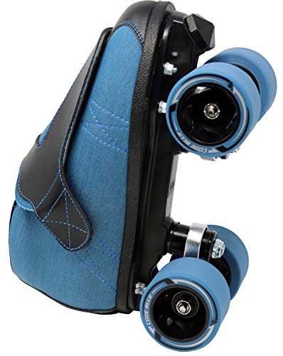 VNLA Junior Code Blue Jam Skate for Men and Women - Indoor Unisex Roller Skate (Men 9 / Women 10)
